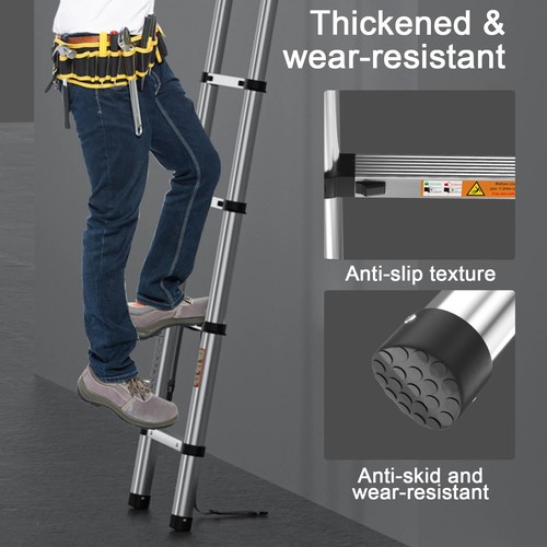 2m telescopic ladder - 6.2m,