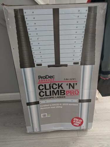 Prodec telescopic ladder 8m - prodec, 3.8m