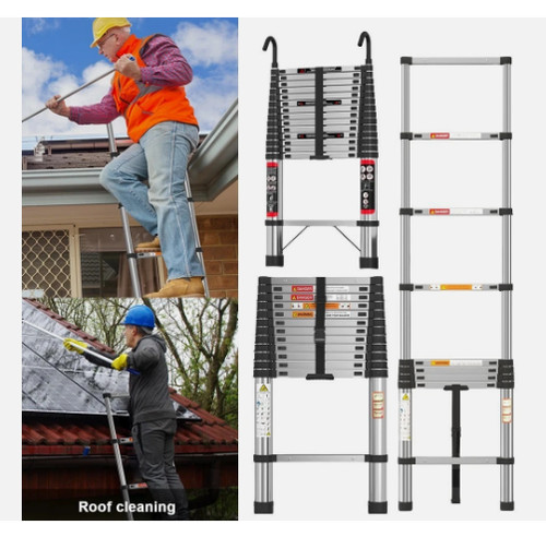 Telescopic ladder stainless - telescopic,