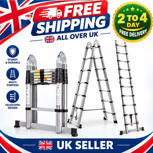 Frame telescopic ladder - a,