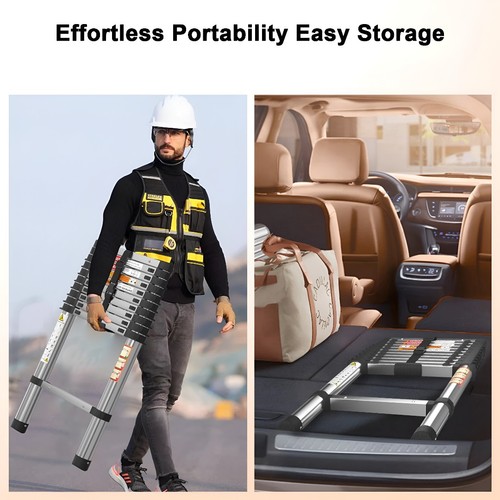 Telescopic ladder stainless - telescopic,