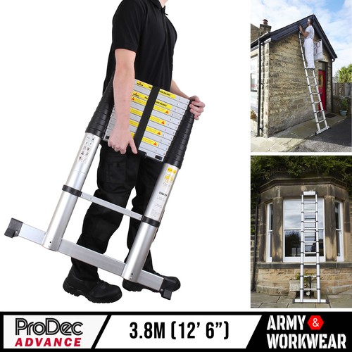 Prodec telescopic ladder 8m - telescopic,