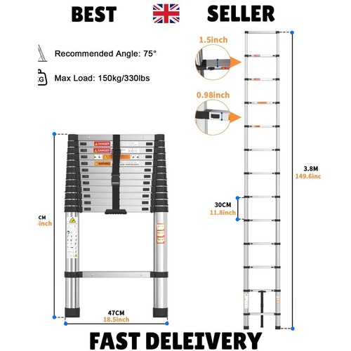 Heavy duty multi - 3.8m,