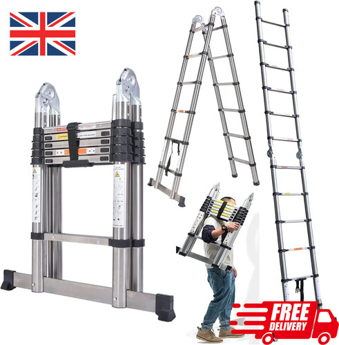 Telescopic frame ladder - telescopic, a